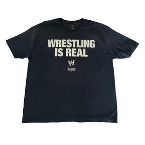 Travis Scott x WWE T Shirt XXL Black Wrestling Is Real NEW